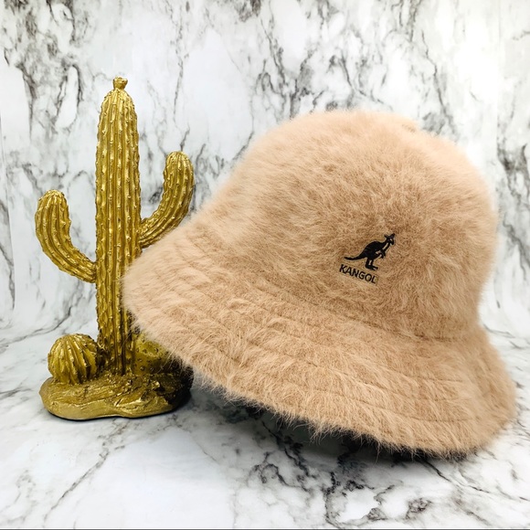 Kangol Angora Tan Vintage Blue Label 